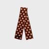 DOT Two Tone Muffler (Pink/Brown)