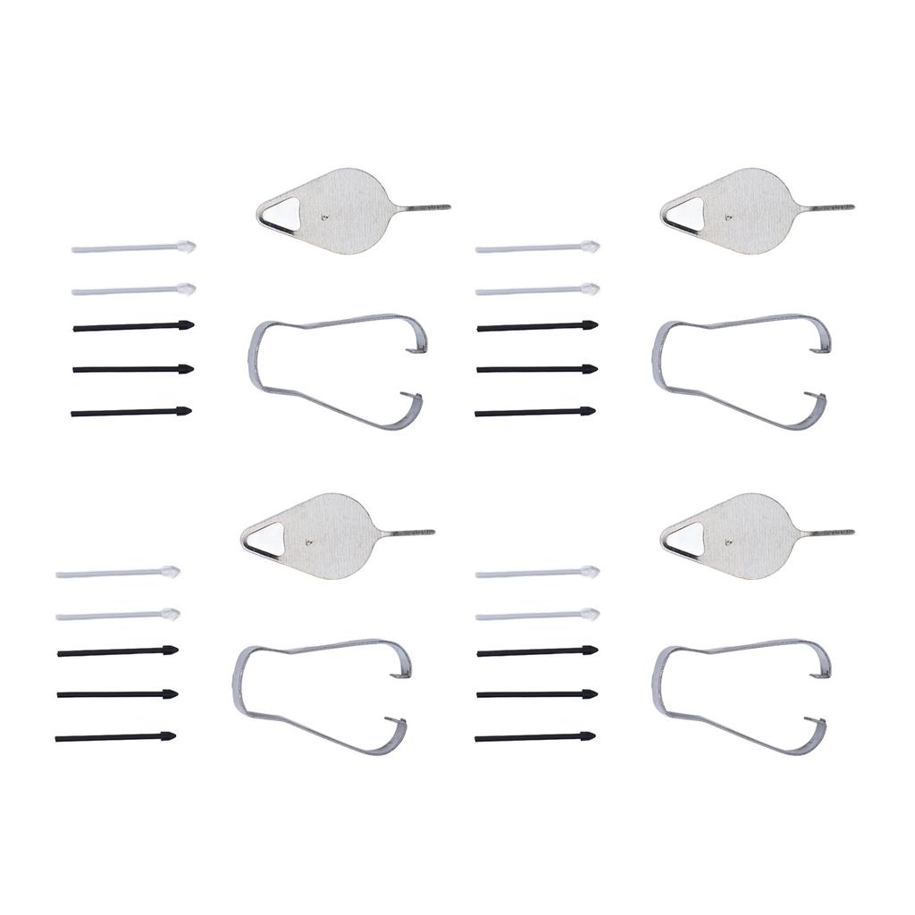 4er Set Ersatzspitzen für Stylus-Stift für Galaxy Tab S6 Lite 10,4 Zoll P610 P615 Verschleißfest Einfache Installation Tablet-Stift