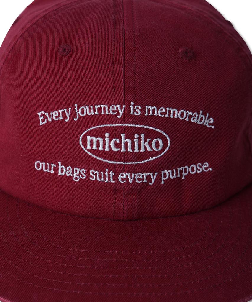 Michikoleondeonkosino Washed Cotton Camp Cap Brick Red