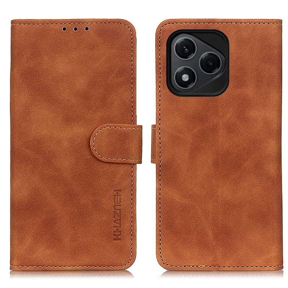 KHAZNEH Für Honor 400 Lite Hülle PU Leder Retro Textur Handyhülle