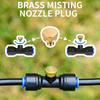 10/24 Screw Thread Misting Nozzle Brass Screw Thread Plug Durable Plug Cap