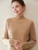 Autumn Winter Twelve-Needle Ribbed Cashmere Sweater Women's Warm Fashion Pullover