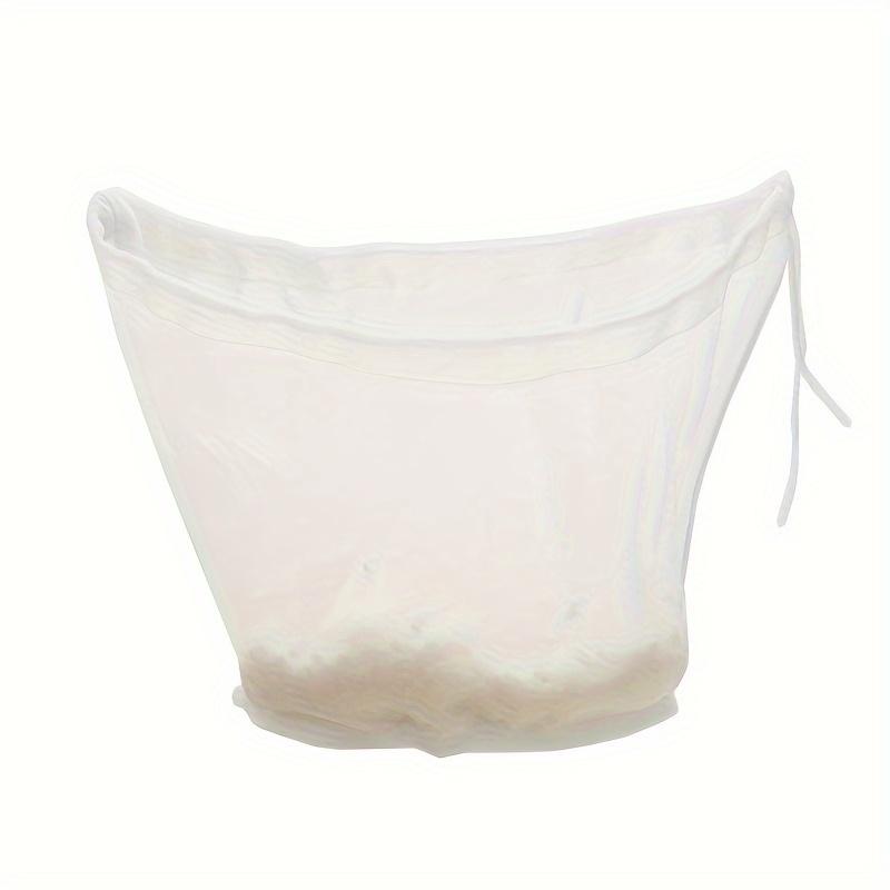5-Pack Wide-Mouth Multi-Functional Filter Bags, Durable Fine Mesh Reusable Filter Bags for Kitchen Use, Suitable for Filtering Coffee, Juice,