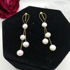 Original Freshwater Pearl Stud Earrings S9Pure Earrings, Elegant Jewelry for Women