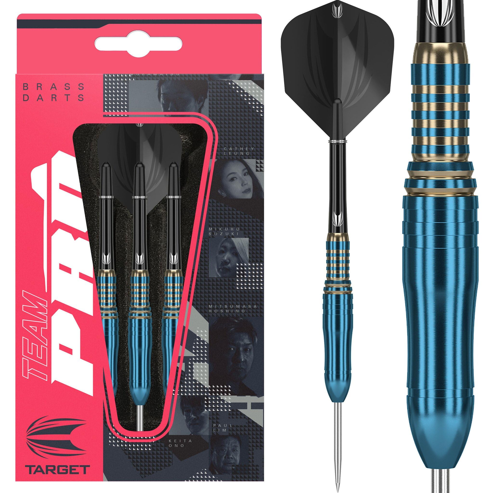 

TEAM PRO HARUKI MURAMATSU BRASS STEEL with dedicated 18.5G (brass darts, case) синий