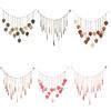 Boho Domáca Dekorácia, Macramé Gobelín Macramé List Pierko Závesná Dekorácia na Stenu pre Obývaciu Izbu Spálňu, Boho Nástenné Umenie Domáca Dekorácia