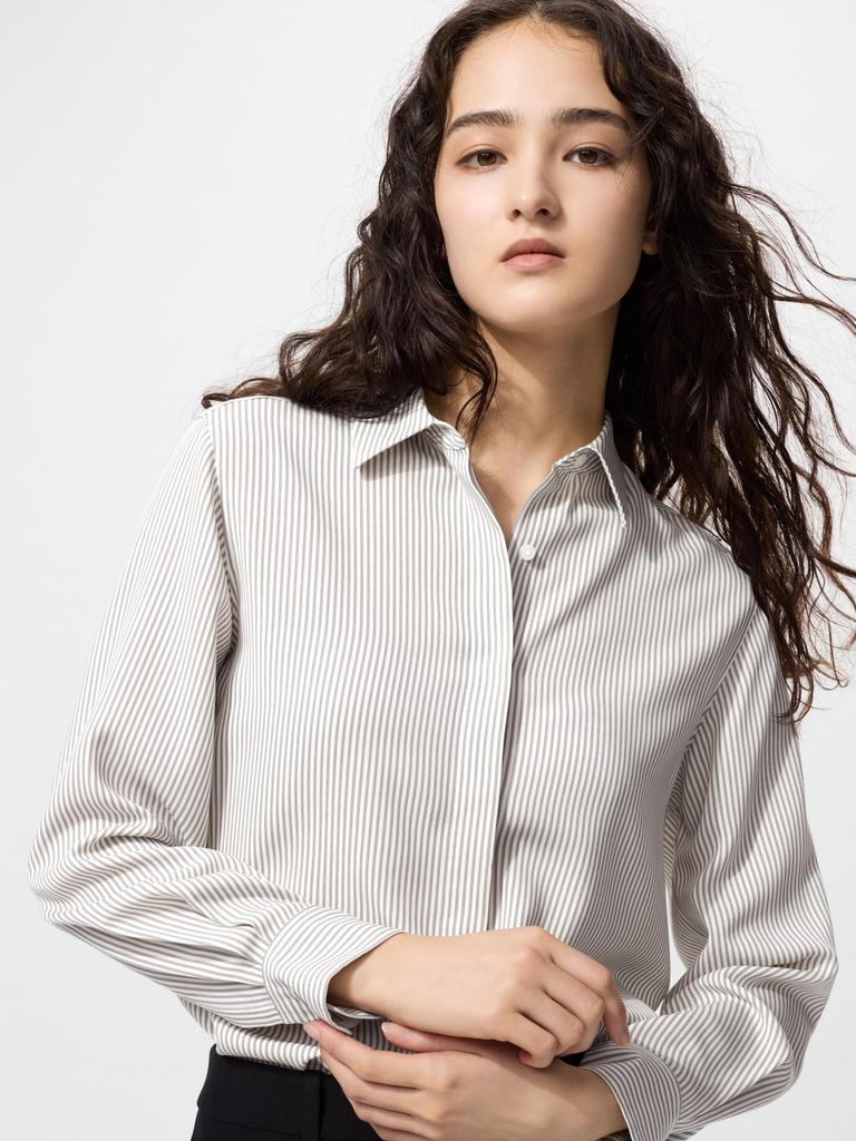 Uniqlo Rayon Blouse  Stripe