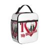 Nagito Komaeda  Thermal Insulated Lunch Bags for Work Danganronpa Anime Reusable Food Bag Cooler Thermal Lunch Box