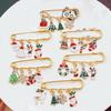 Bag Decoration Jewelry Gift Women Safety Pins Waistband Pin Dress Shawl Clips Christmas Brooches
