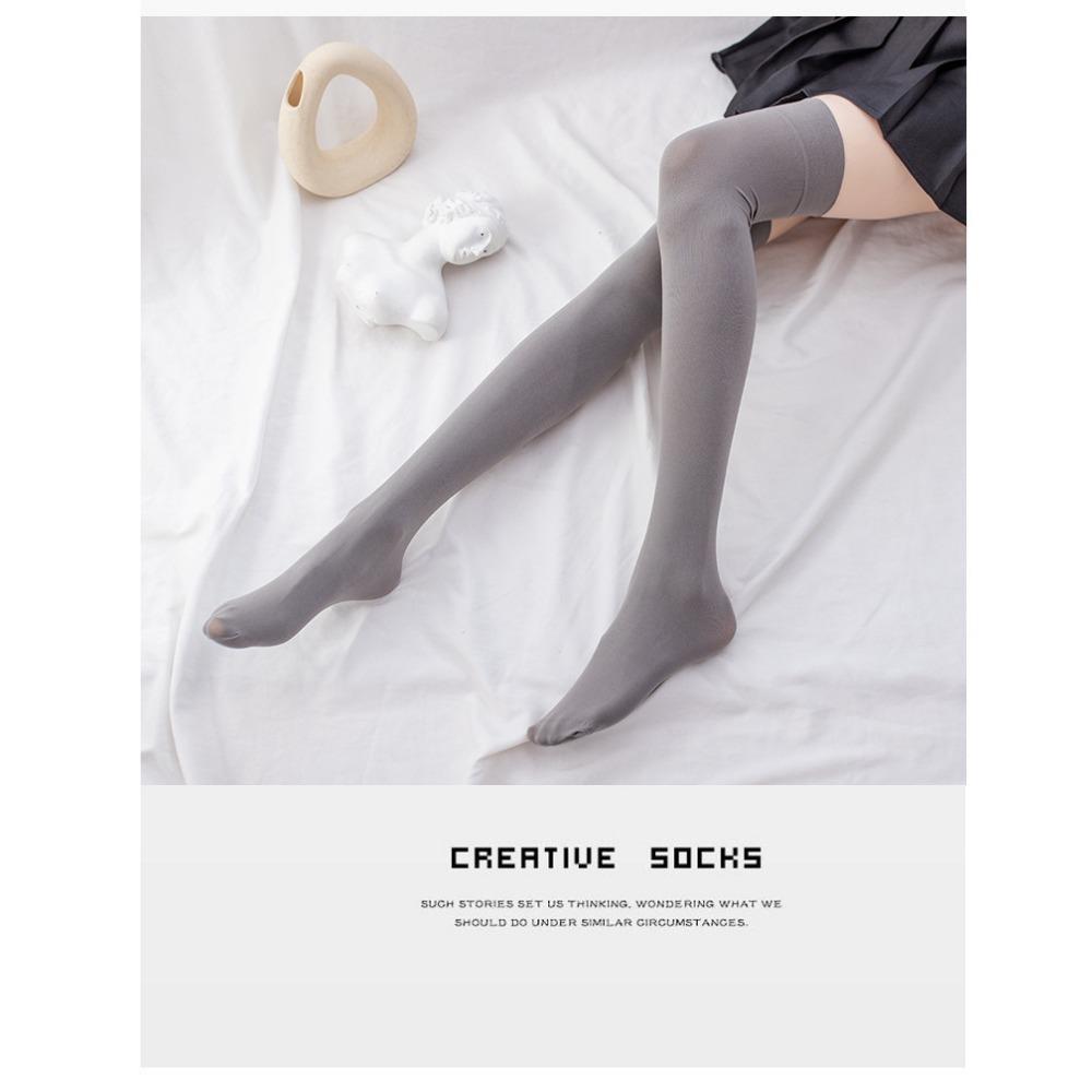 Silicone Stockings Over Knee Socks Children's Dispensing Non-slip Thigh Socks Velvet Japanese Gaoluokou Dance Socks Manufacturer