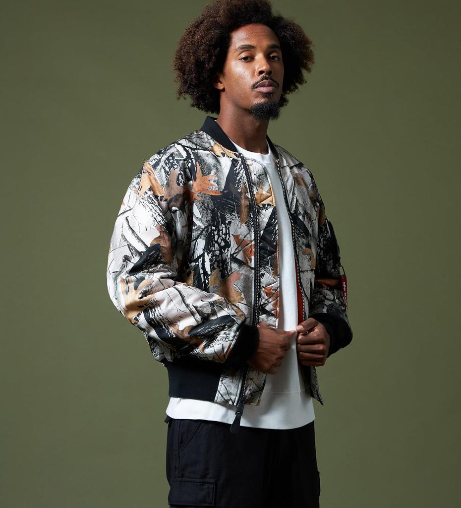 Alpha Industries Nylon US Real Tree MA-1 Jacket, Spec, 2000, Men's, 2000-525,