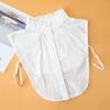 Formal Suit Shirt Lapel Detachable Collar for Women False Collar Half Shirt Blouse Fake Collar