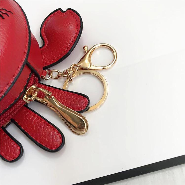 New Fashion Woman Small Crab Coin Purse Girl Pendant Lipstick Bag Casual Student Clutch Card Holder Cute Trend Handbag