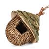 Birds Hanging Grass Huts Charming Decorative Hummingbird Nest House For Garden Patio Lawn Decor
