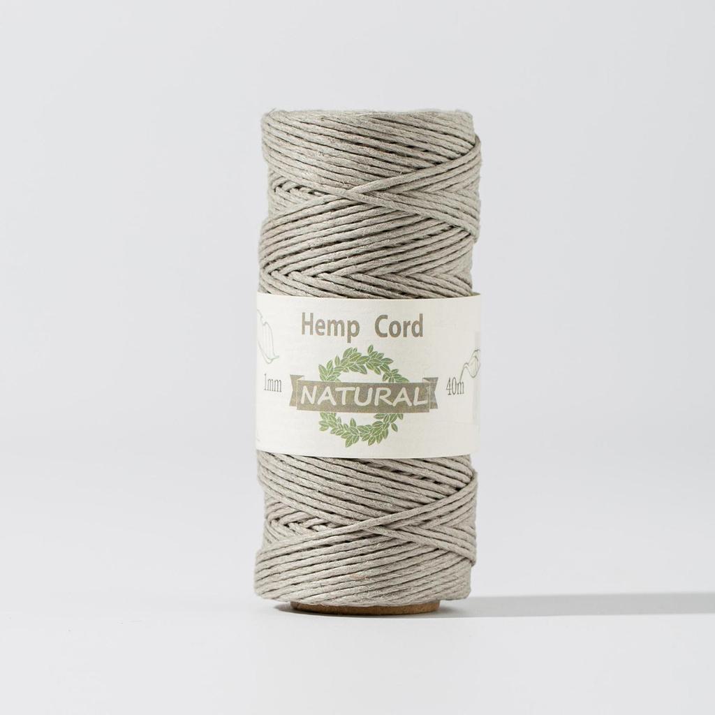 Sfoară de cânepă colorată de 1 mm, Sfoară decorativă pentru cadouri artizanale, Sfoară împletită pentru brățară colier, Accesorii pentru bijuterii 40 de metri rola