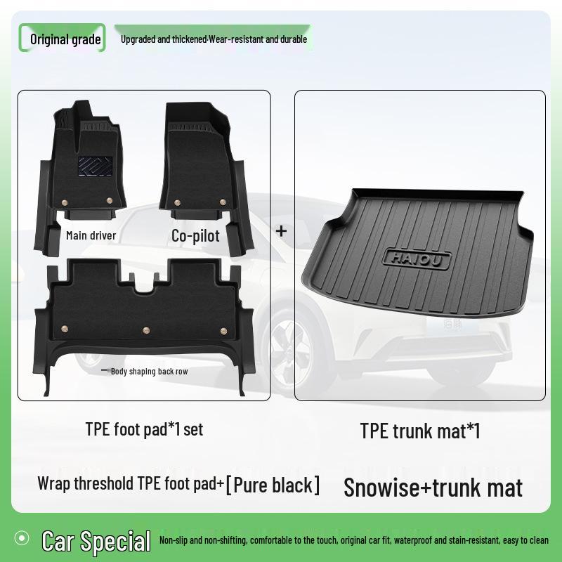 2025 BYD Seagull Dolphin TPE Full Coverage Smart Driving Floor Mats