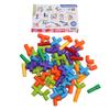 Kunststoffrohr-Einsteckblöcke für Kinder von 3–6 Jahren, Puzzle-Montagespielzeug