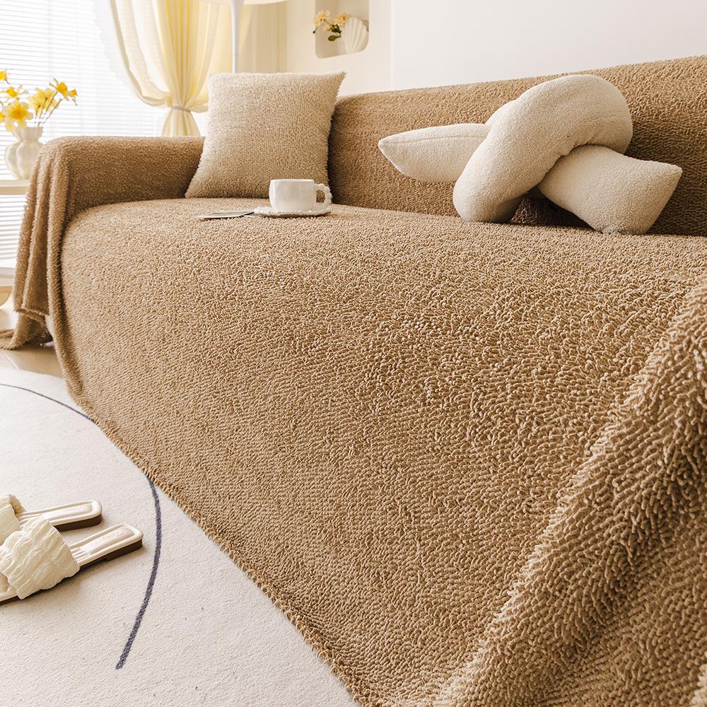 Full Dustproof Sofa Cover Blanket Non-Slip Towel For Living Room Furniture Simple Four Seasons Universal Couch Cushion Mat