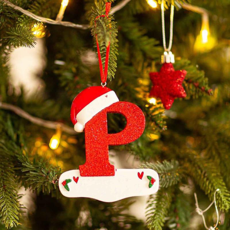 Christmas 26 Letter Hat Christmas Tree Decoration For Home 2023 Xmas Tree Ornament Gift Navidad Natal 2024