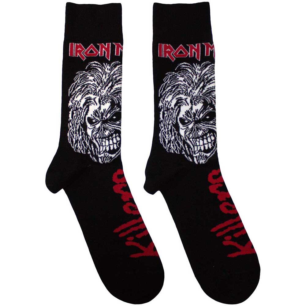 Calcetines Killers para Adulto Unisex de Iron Maiden 7 UK-11 UK negro