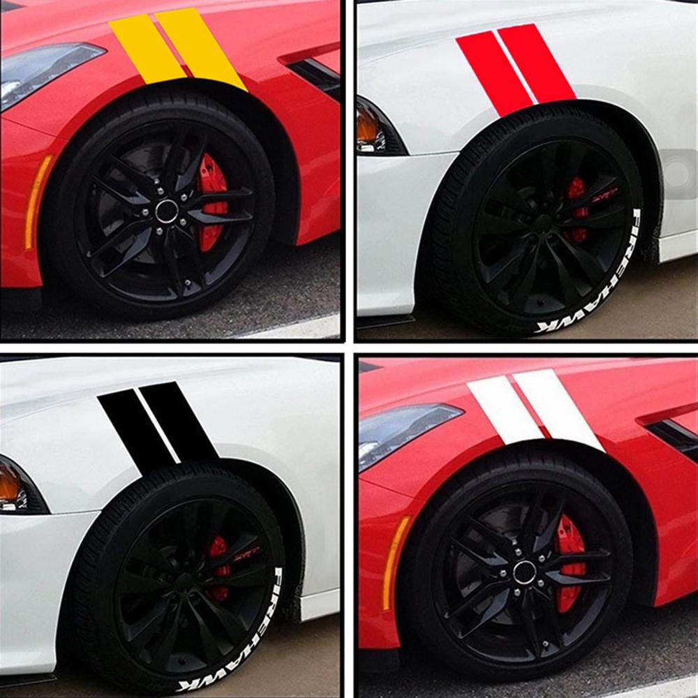 Car Reflective Stickers Wheel on Fender Waterproof Safety Warning Reflective Tape Car Decals Automobiles Decoration Accessories
