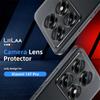 4Pcs/lot Black Metal Ring+Tempered Glass Lens Protector for Xiaomi 14T / 14T Pro  14TPro HD Clear Glass Camera Film
