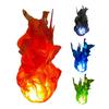 Halloween Glänzendes Licht Konstanter Strom Energiesparen Halloween-Accessoire Schwebende Feuerball-Flammen-Dekorationslampen für Spukhaus