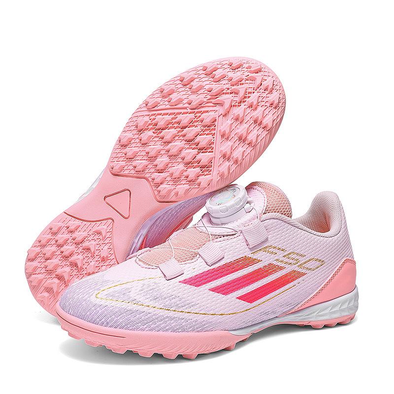 

New rotating button-free children s football shoes, men s and women s middle-aged and older children s broken nail training shoes, sports shoes 29