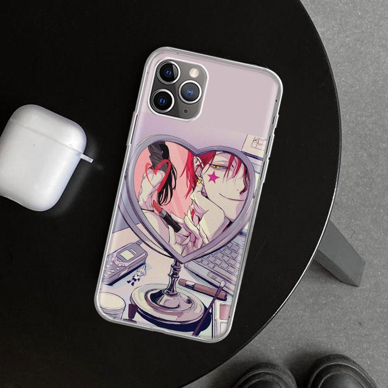 Huner X-Hunters Hisoka Phone Case Cover for iPhone 11 12 13 Mini 14 15 Plus 16 Pro Max 17 Air 7 8 + SE Art Customized Fundas 11