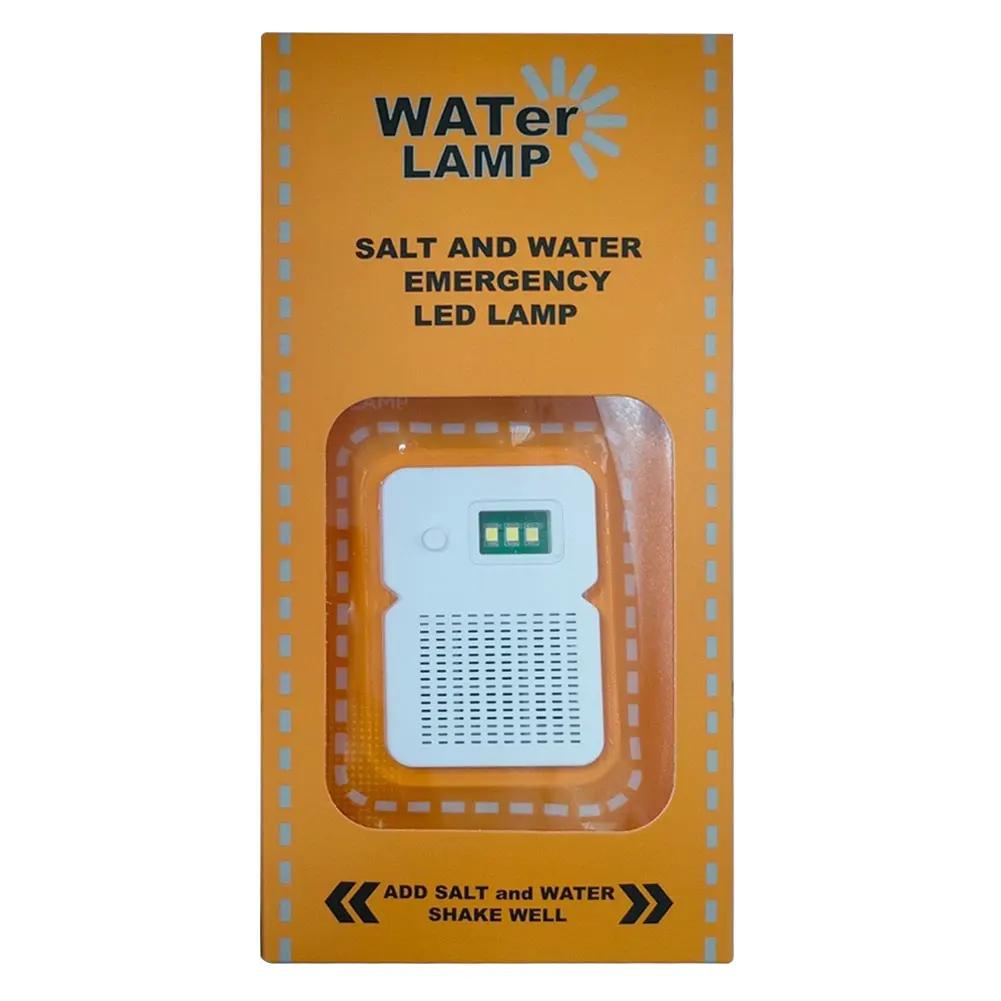 Outdoor Camping LED Lamp 50LM Portable Salt Water Emergency Lamp Waterproof Reusable Travel Supplies for Night Fishing