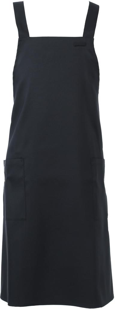 Bib Apron Bib Apron GT7013 Unisex Restaurant Uniform Black M [Seven Uniform] H-Shaped