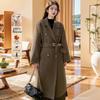MOKANA Elegant Women's Double-Faced Wool Long Coat MKNJD3002