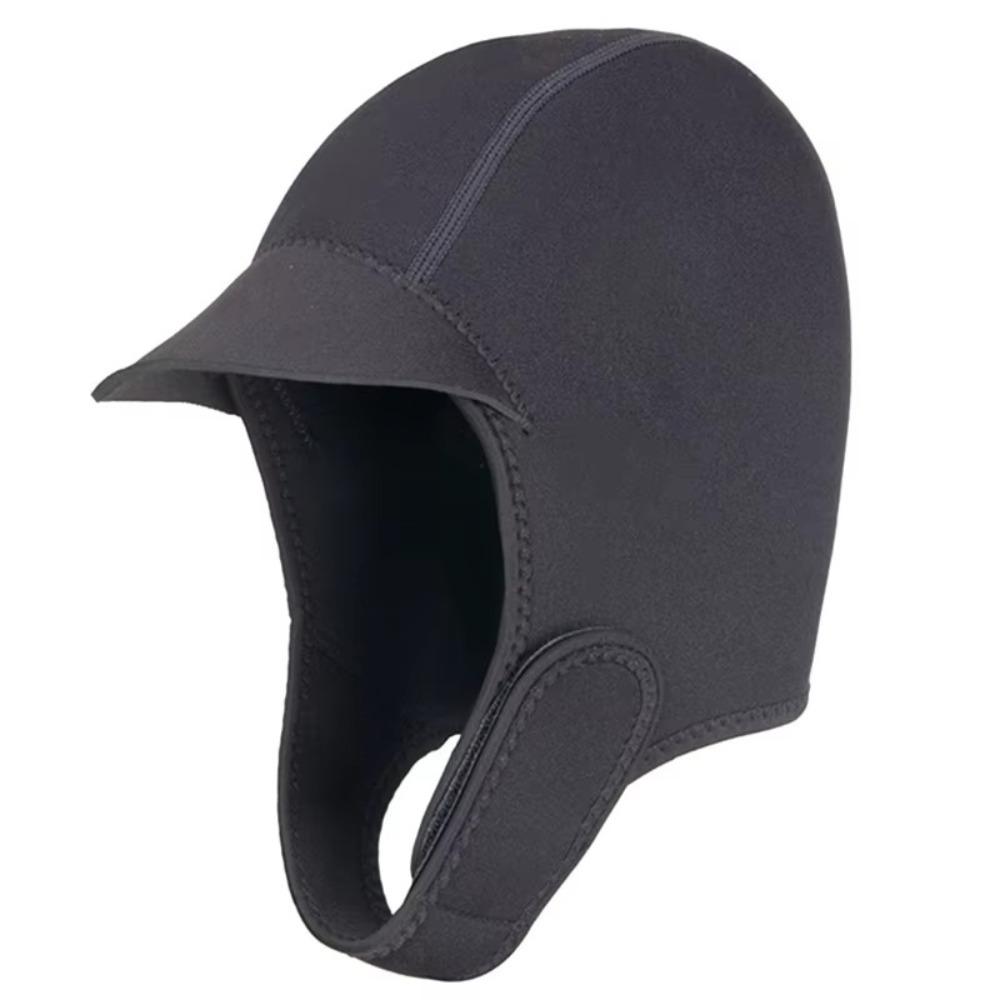 Thermal Neoprene Hat Adjustable Headgear Diving Hood Beanie  or Surfing Kayak Swimming Diving