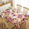 Floral Tablecloth Rectangular Floral Plant Natural Landscape Decor Tablecloth Decorations for Home Kitchen Dining Room Banquet