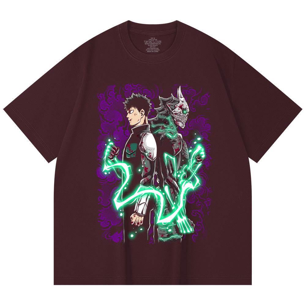 

230 Gsm 100% Cotton Kaiju No 8 V9 Kafka Print Unisex Heavy Cotton T Shirt 2XL