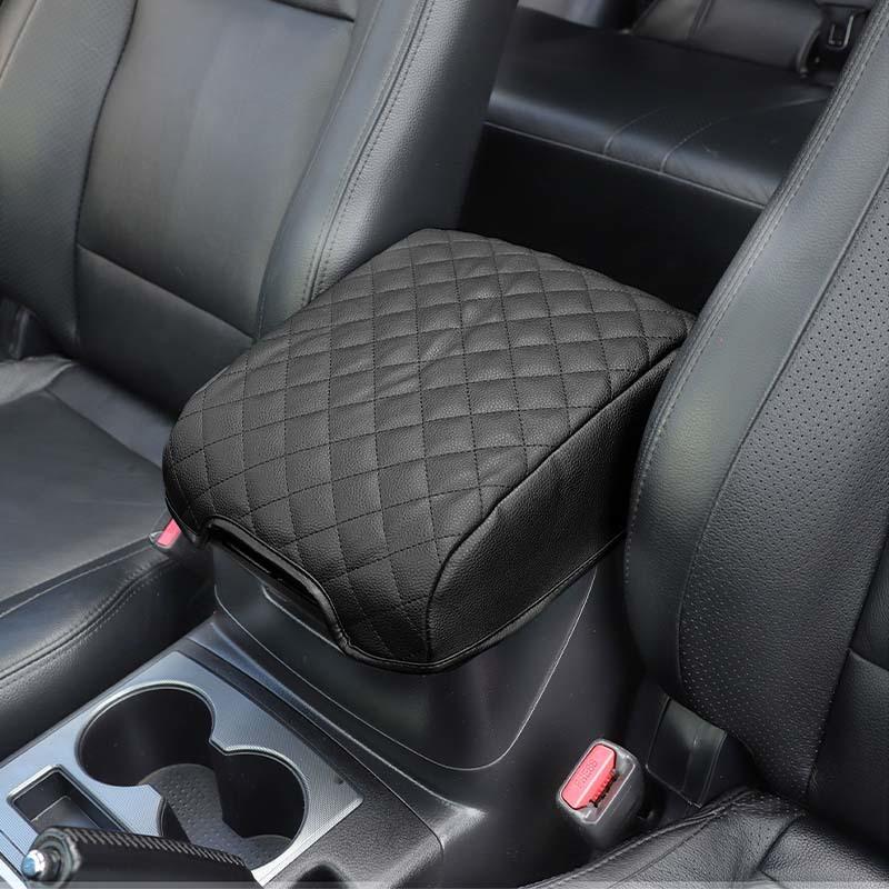 Leather Armrest Protective Cover Anti-Scratch Pad Decoritive Cover For Mitsubishi PAJERO 2007-2021  Car Interior Accessories