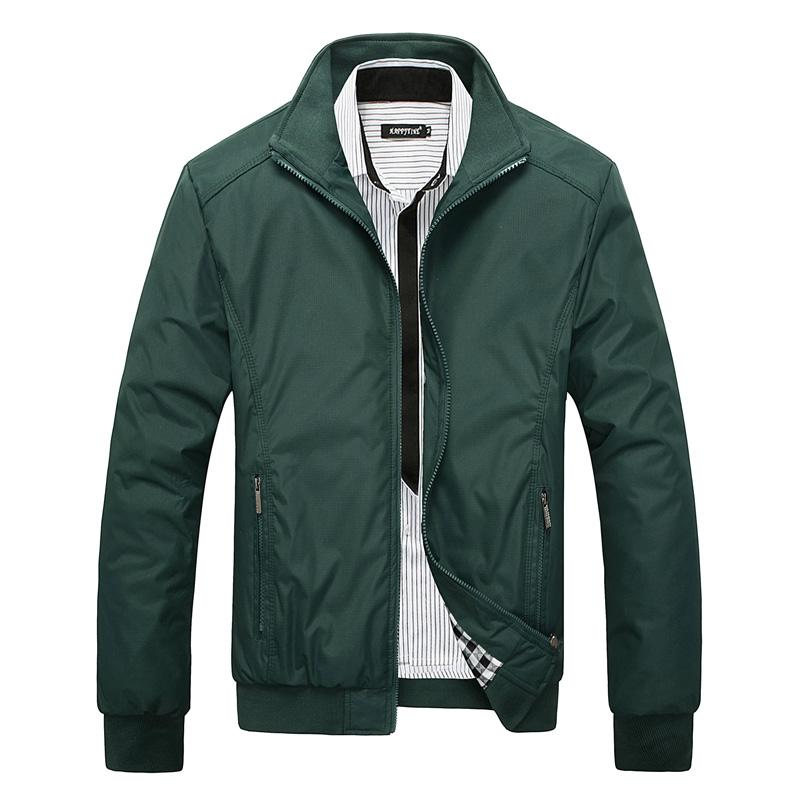 

Casual Men s Solid Colors Printing Sports Style Lapel Loose Outdoor Sports Running Coat for Men M зелений