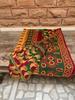 Handmade Kantha Quilt Throw: Vintage Sari Patchwork, Reversible Boho Blanket