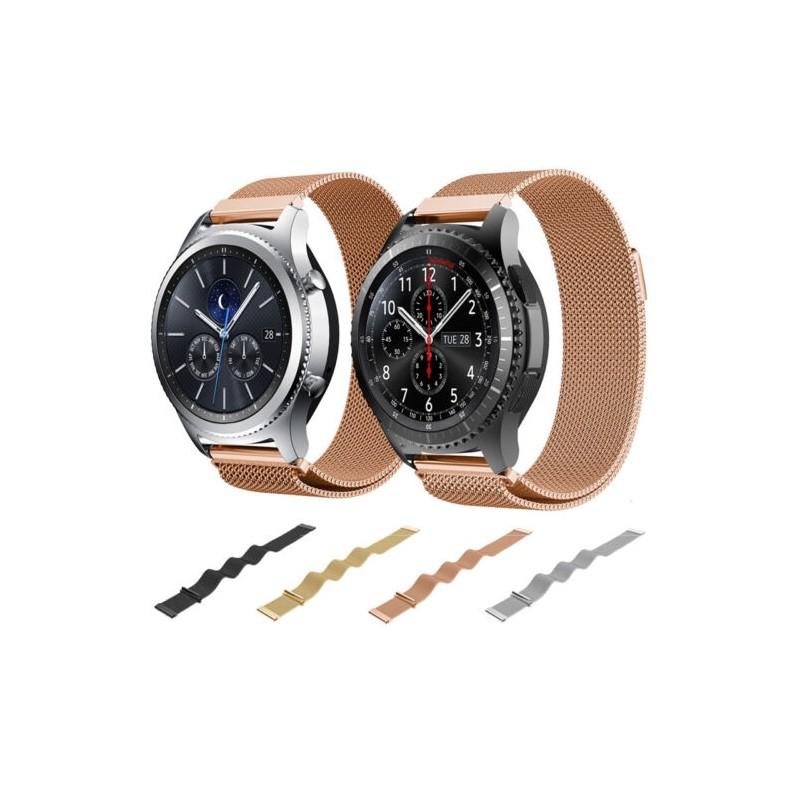 Elegant Milanese Magnetic Stainless Steel Watch Band Strap For Samsung Gear S3 Frontier