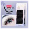 AGUUD Ellipse Flat Eyelash Extension Soft Double Split Tips Faux Mink Individual Eyelash Volume False Ellipse Lash Professional