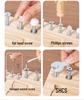 Montessori Wooden Screw & Nut Toolbox for Toddlers - Educational Assembly Toy