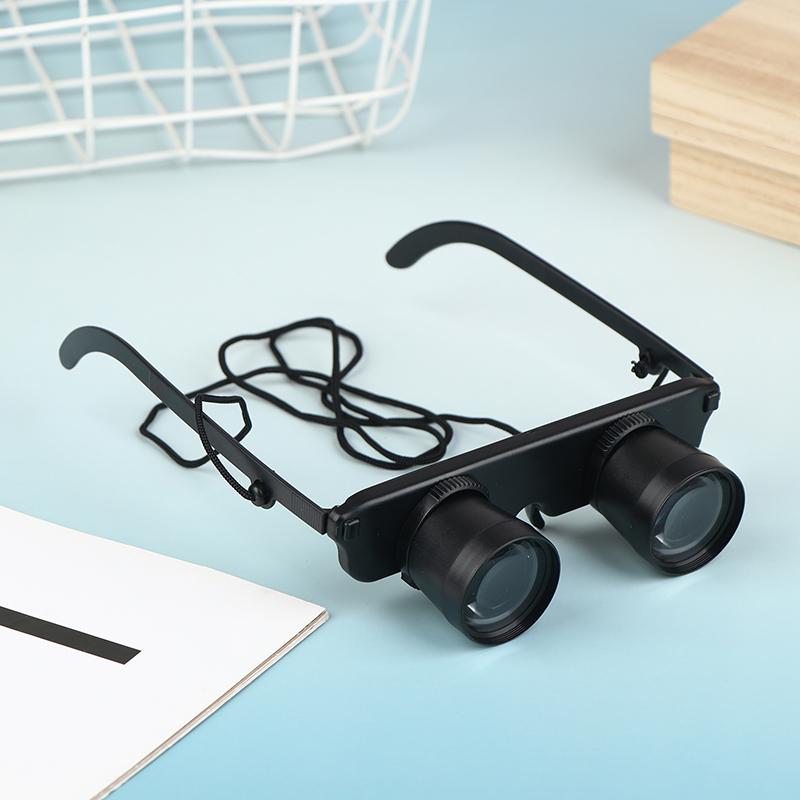 1Pcs Fishing Glasses 3X28 Anti-Glare Increase Clarity Magnifier Glasses Style Outdoor Fishing Optics Binoculars Telescope Newest