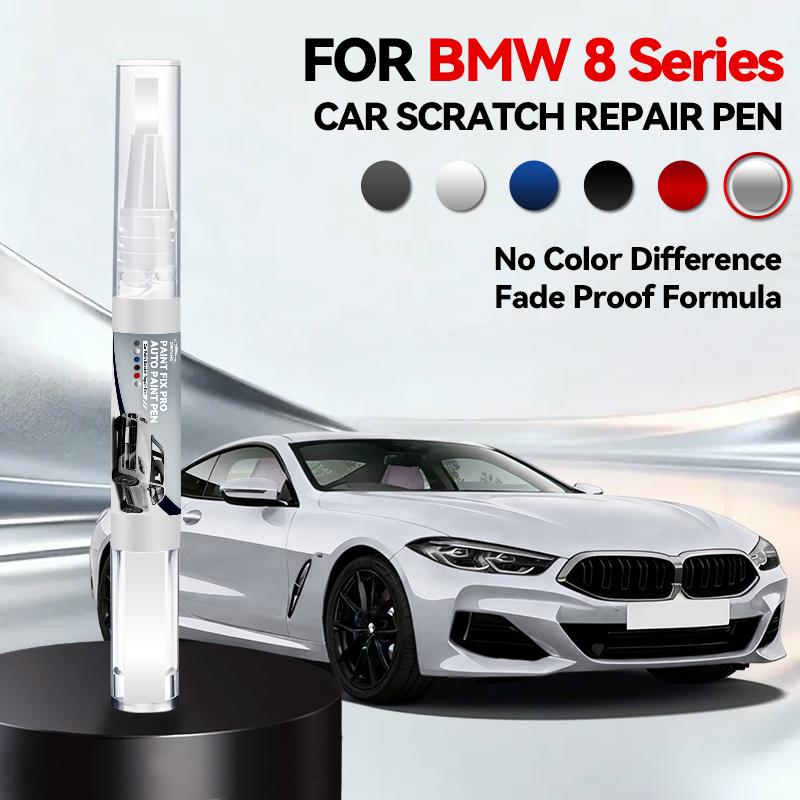 

For BMW 8 Series Car Paint Repair Pen Touch Up Scratch Remover DIY Auto Accessories Black White Blue Silver Grey срібний
