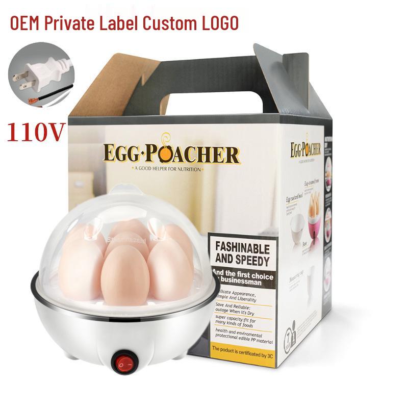 Mini Multi-Functional Egg Steamer with Automatic Power-Off for Household Use