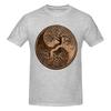 Unisex Tree Of Life Yin Yang Spiritual Natural Balance T Shirt Streetwear Oversized Cotton Crewneck Custom Sleeve Unisex Tshirt