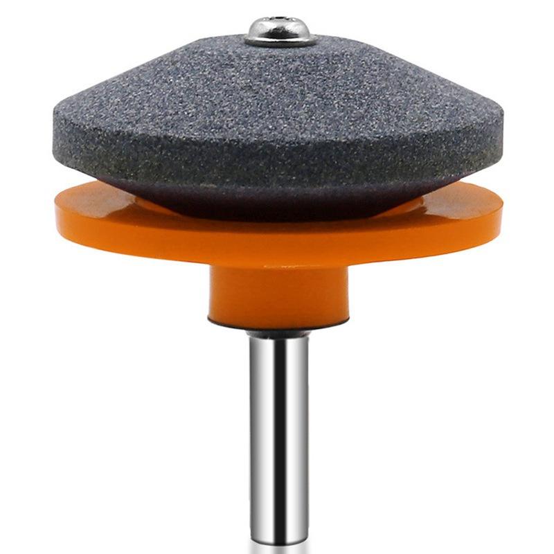 1Pcs Lawn Mower Sharpener Lawnmower Sharpener for Power Hand Drill for Power Hand Drill Knife Sharpening Stone Grindstone