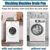 Extra Thick Silicone Washing Machine Drip Tray Leak-Proof Silicone Storage Mat  Washer Accessory