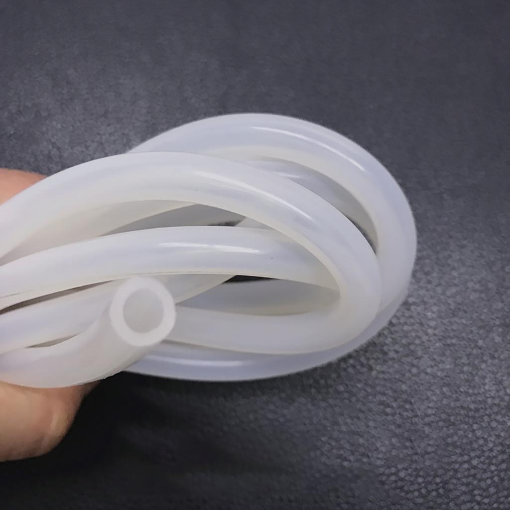 1Meter High Temperature Industrial Grade Resistant Silicone Rubber Hose Capillary Pipe Tube Inner Dia 1-40mm
