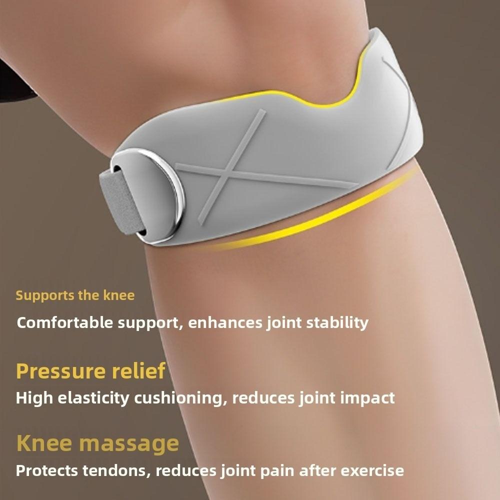 Silicone Patella Tendon Knee Straps Fixed Protection Knee Sports Support Band Running Hiking