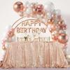 Rectangular Party Sequin Tablecloth Sparkling Table Decoration Practical Dinner Table Cover  Hotel